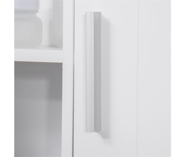 Armario con Espejo MDF, Vidrio kleankin, hogar - baño 54 Blanco