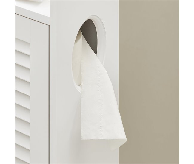 Soporte para Papel Higiénico de Baño BZR49-W SoBuy Blanco