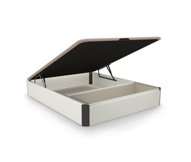 Canapé Luxury Max 3D 150x190 Blanco/ Gris