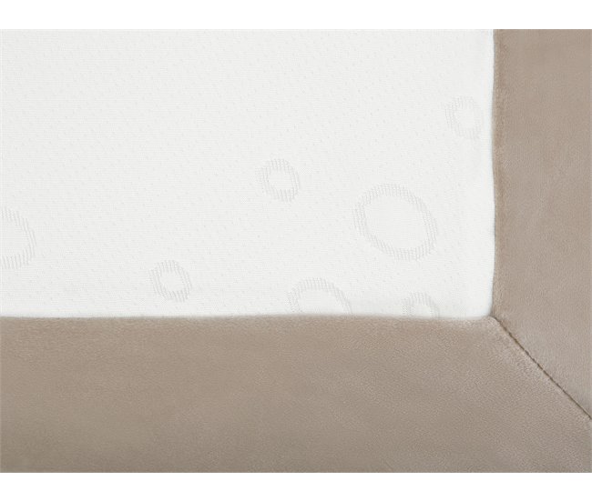 Beliani Cama continental Terciopelo CONSUL 191x212 Beige