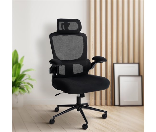 Silla de oficina - Newberg - Tela Negro