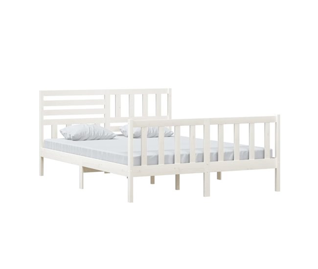 Estructura de cama 150x200 Blanco