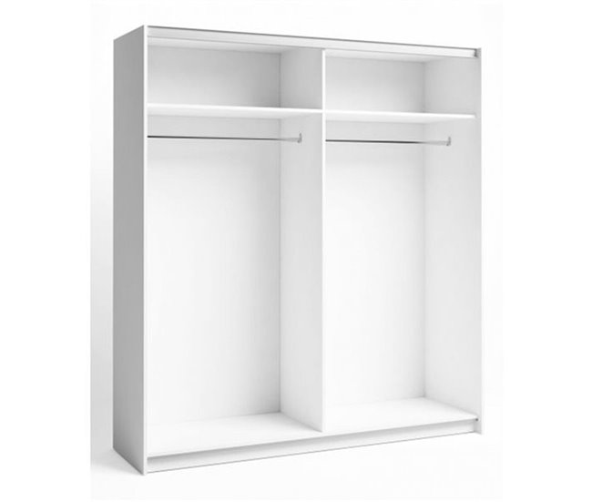 Armario  puertas correderas 182 Blanco