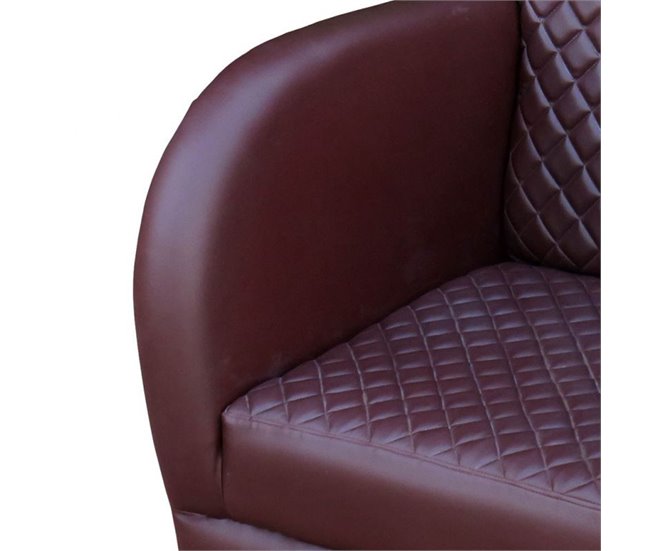 Sillón de polipiel Marron