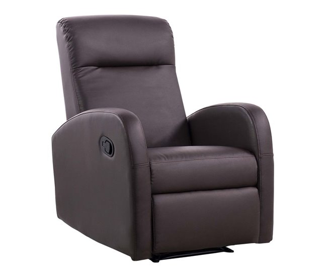 Sillón relax Home símil piel Chocolate