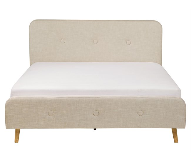 Beliani Cama Poliéster RENNES 172x221 Beige