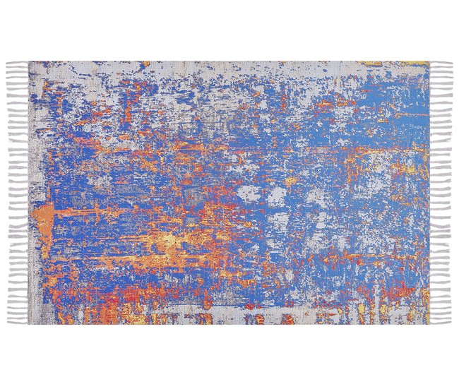 Beliani Alfombra de pelo corto ACARLAR 140x200 Multicolor