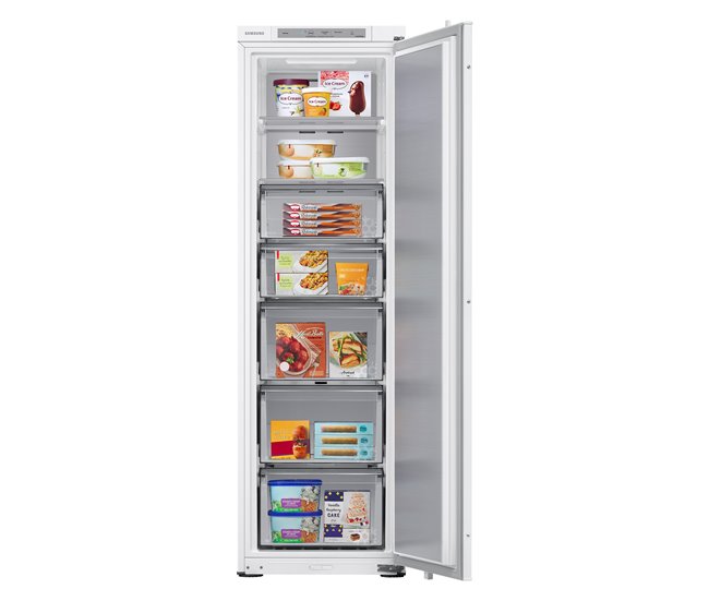 Congelador integrable 54cm 218L No Frost SAMSUNG BRZ22700EWW/EF Blanco