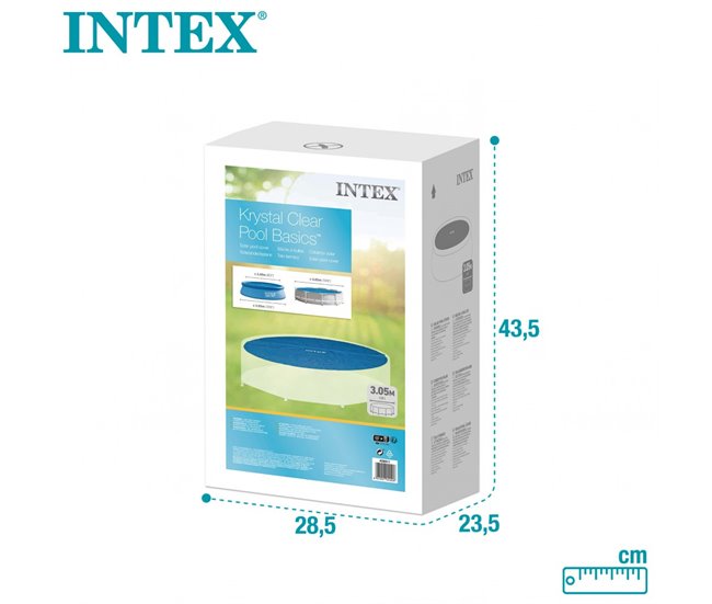 Cobertor solar INTEX piscinas Easy Set/Metal Frame Azul