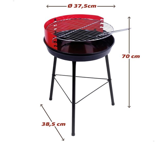Barbacoa Portátil Negro