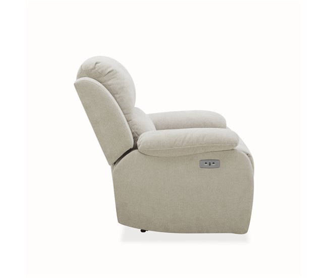 Sillón relax eléctrico RYAN Gris Claro