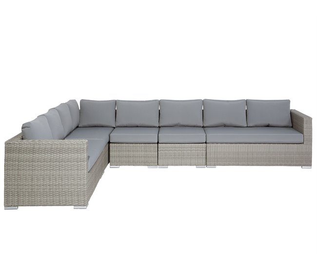 Beliani Conjunto longue XXL Beige