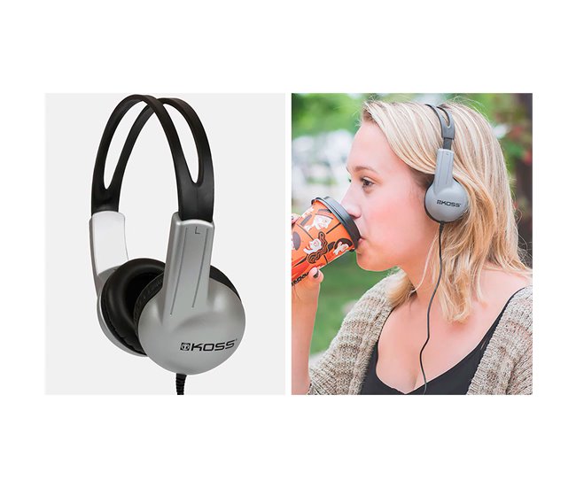 Auriculares con cable KOSS UR10 Plateado