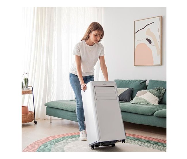 Aire Acondicionado Portátil ForceClima 9100 Soundless Cecotec Blanco