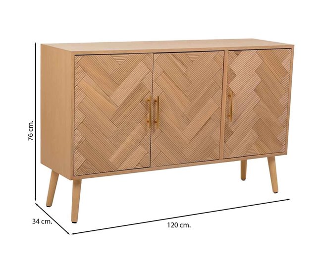Aparador de madera Beige