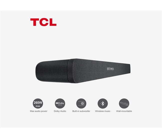 Barra de Sonido TCL TS8111 negra Negro