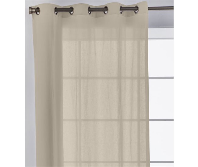 CORTINA CON OJALES LISA B Beige