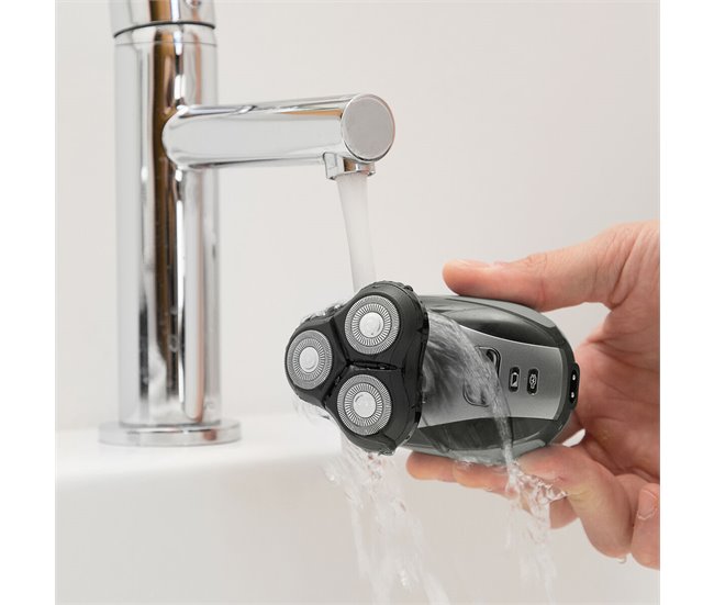 Afeitadora Recargable Ergonómica Multifunción 5 en 1 Negro