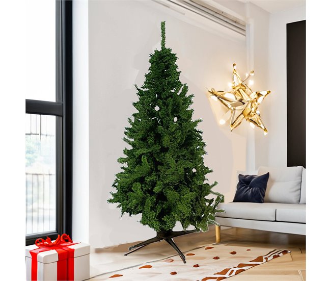 Árbol de Navidad de efectos reales Verde