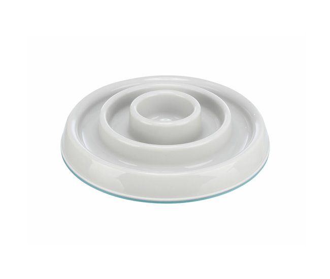 Comedero para Perro Slow Feeding Gris