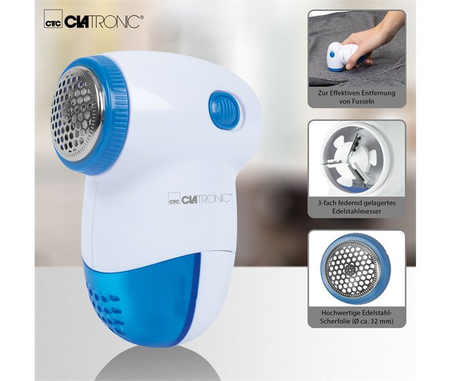 Quitapelusas Clatronic TC 3758 Blanco