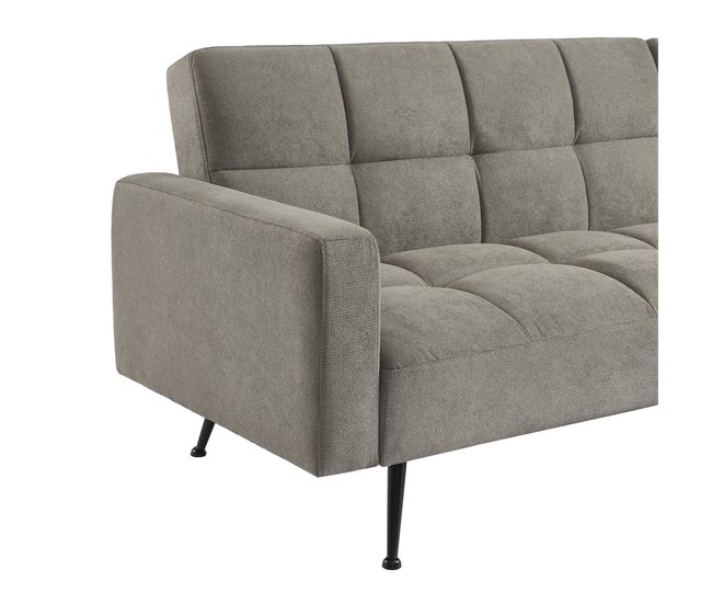 Chaise longue con cama FLO reversible 3 plazas gris Gris