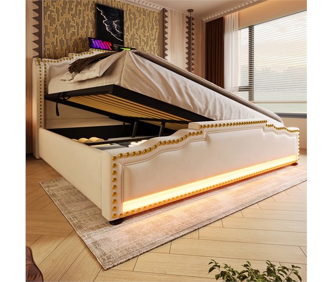 Canapés abatibles Beige