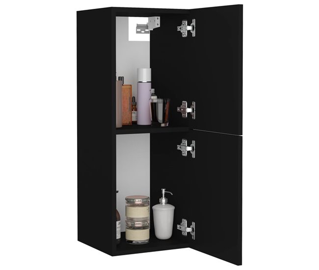 Armario de baño madera contrachapada 30 Blanco
