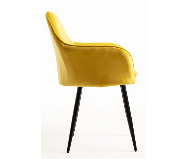 Silla Chic Black Amarillo