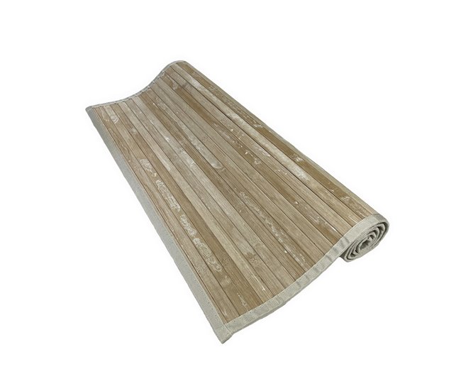 Acomoda Textil – Alfombra Bambú para Interior y Exterior. 120x150 Marron