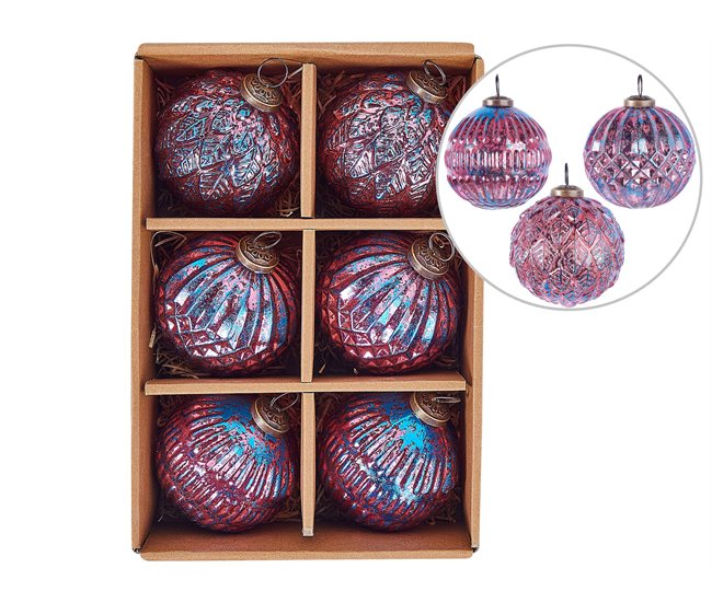 Beliani Guirnaldas de navidad ASTRAL Rosa