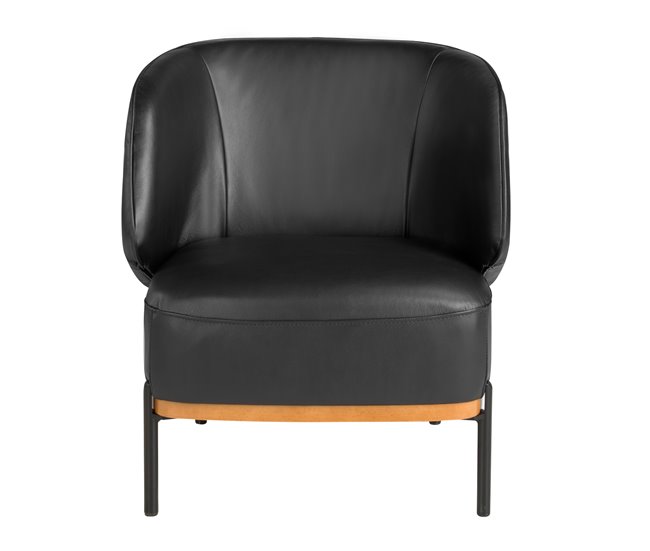 ANGEL CERDÁ Sillón piel Negro