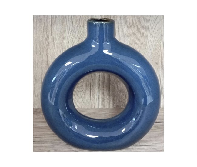 Jarrón decorativo PERAYA marca BOLTZE Azul