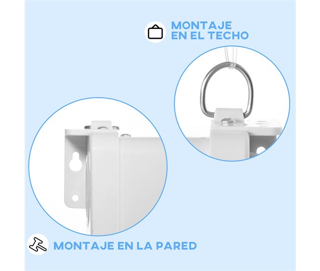 Pantalla de Proyector HOMCOM 001-018V00WT Blanco