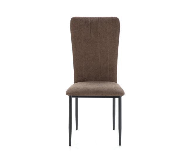 Pack de 4 sillas HOLLY Marron