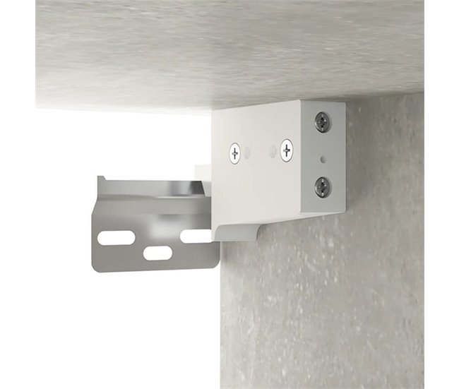 Armario de pared Cuby tirador con  estantes 34 Gris