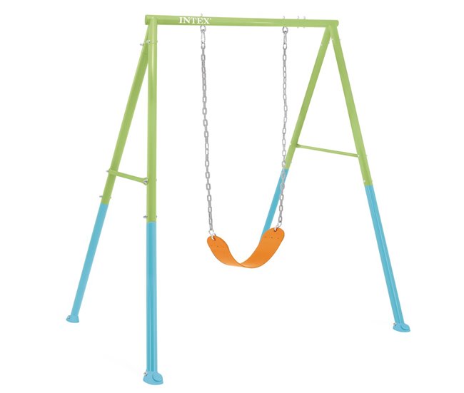 Columpio infantil 2 en 1 INTEX Azul/ Verde