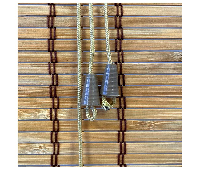 Acomoda Textil – Persiana Enrollable de Bambú Natural. 