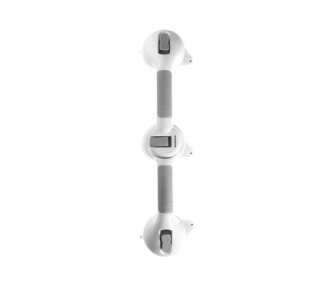 Asa de Seguridad para Baño Angular Doble Blanco