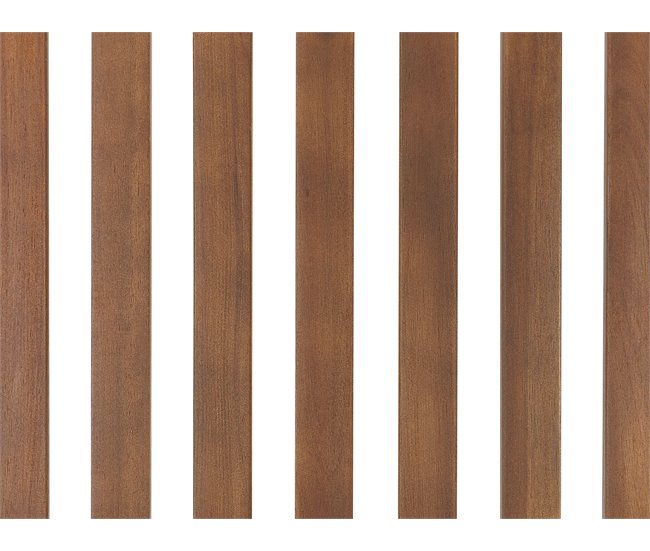 Beliani Conjunto plegable AMANTEA Marron