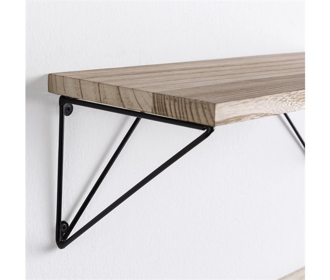 Set de 3 estantes de pared Amaro Madera