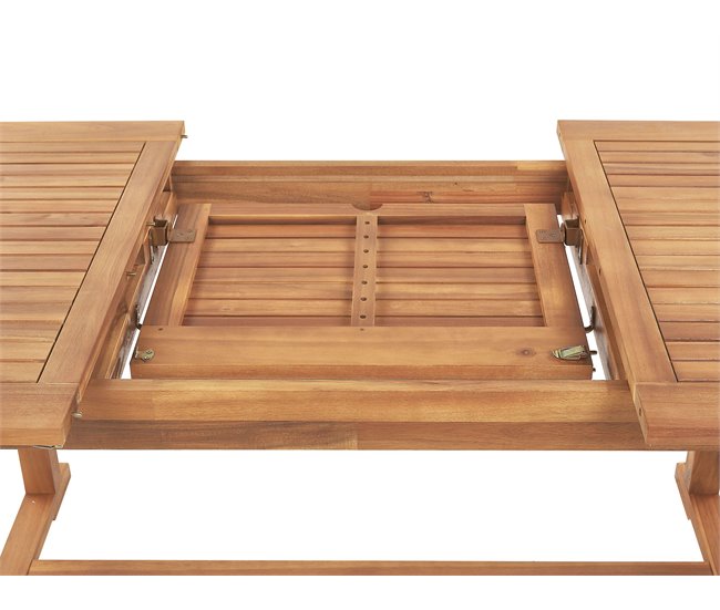 Beliani Conjunto de comedor JAVA Marron