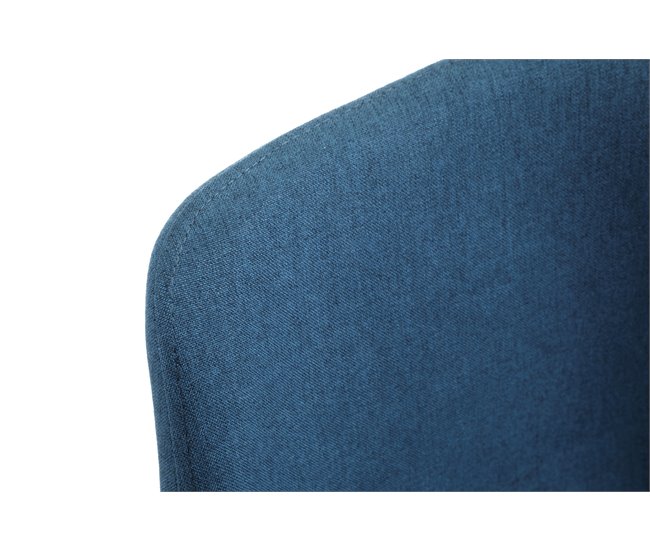 4x silla tapizada SJ.0159 Azul Marino