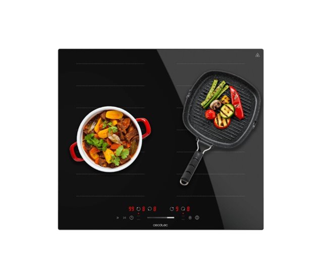 Cecotec Placa de inducción Bolero Squad I 4001 Flex Negro