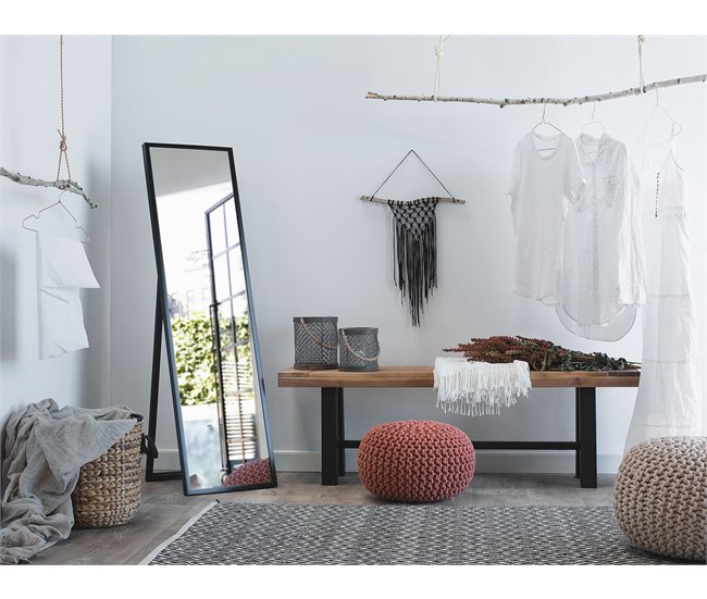 Beliani Espejo de pie TORCY 40x3 Blanco