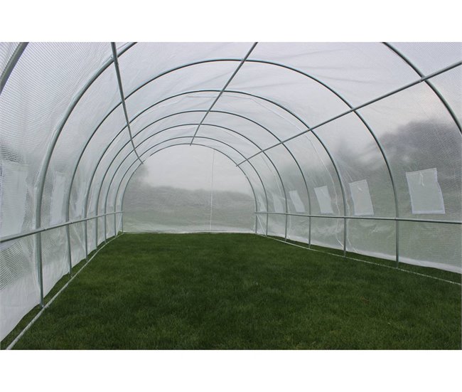Invernadero túnel de jardín "Mimosa" Blanco