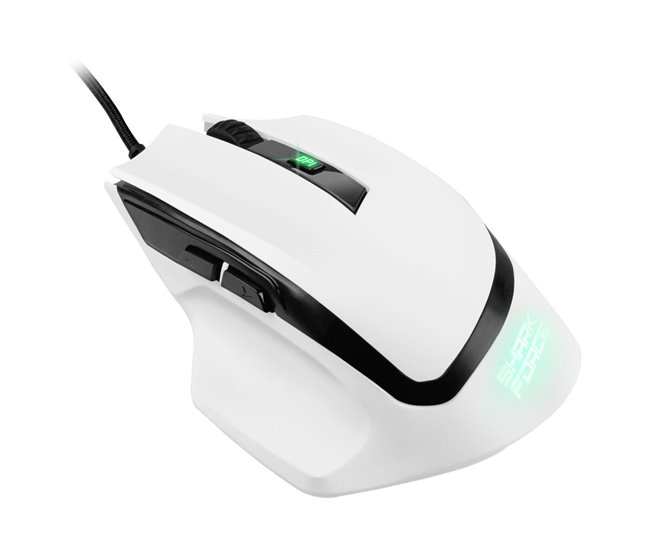 Ratón Gaming SHARK Force II Blanco