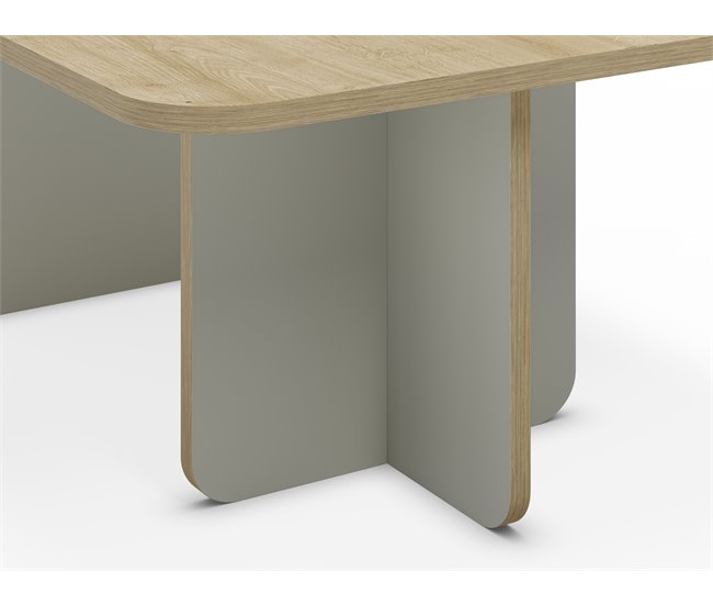 Mesa de centro rectangular HILLARY Verde