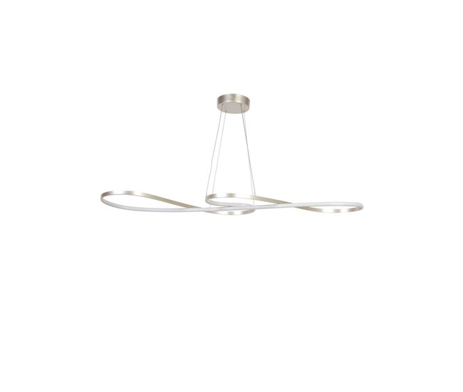 Lámpara de techo INFINITY LED 120cm Plateado