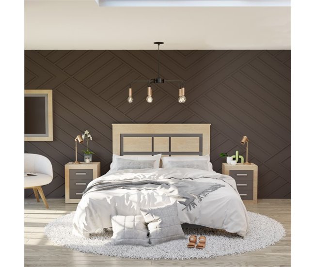 Dormitorio Kira 4C Plus 180x55 Marron